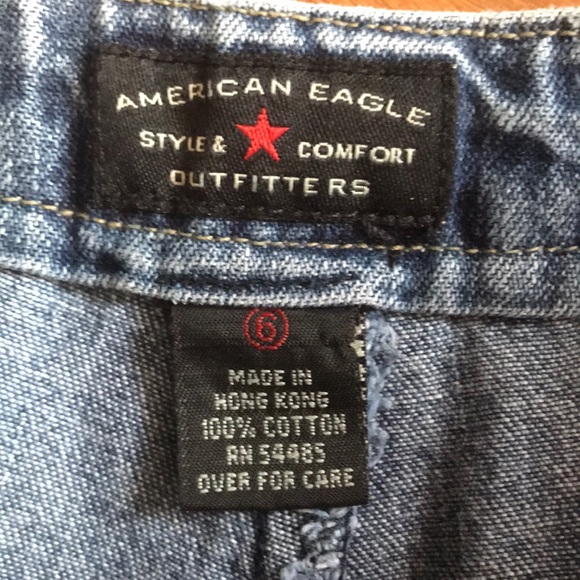 American Eagle Size 6 Denim Shorts - Picture 2 of 6